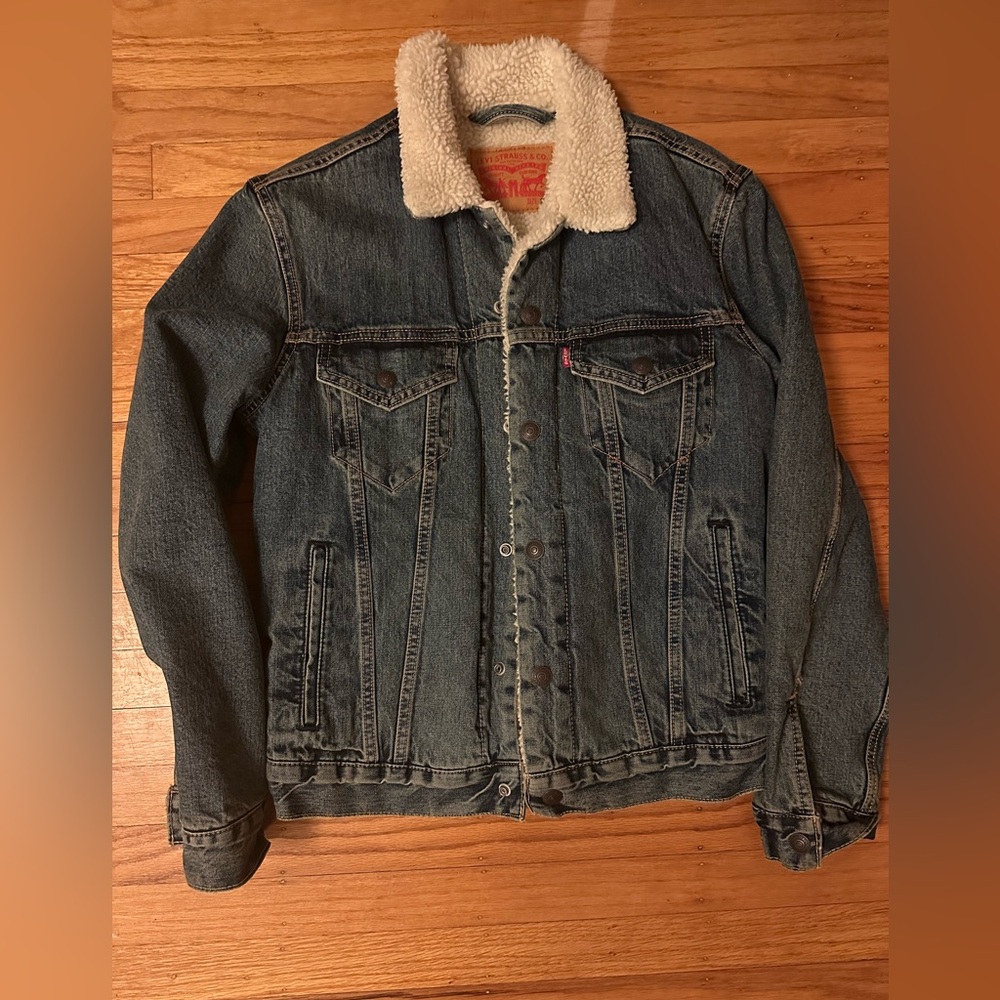 Levi's lined denim jacket - Men's Small